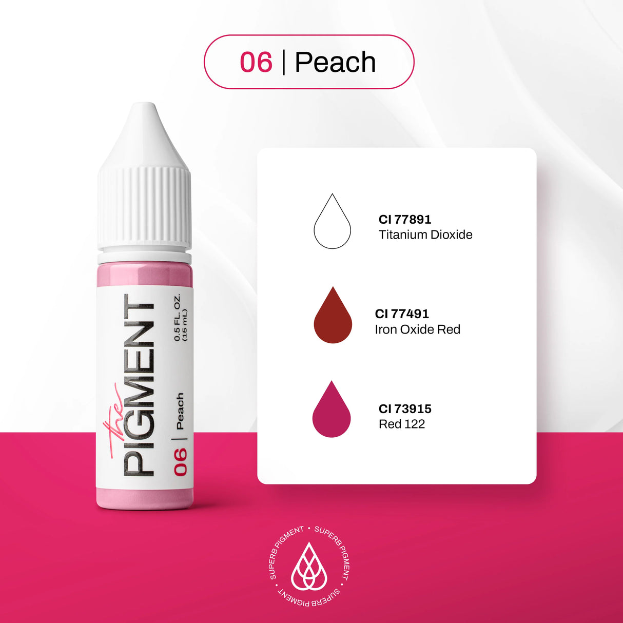 The Pigment 06 Peach Pigment (15ml)