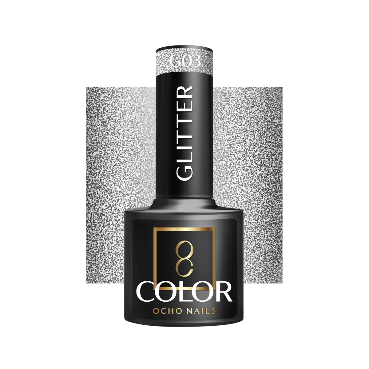 OCHO NAILS Hybrid nail polish glitter G03 -5 g - BVShop