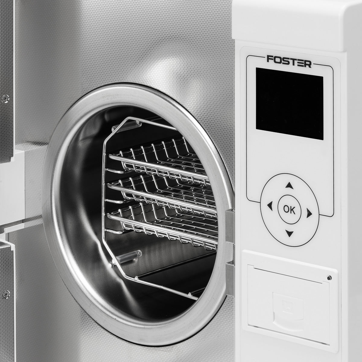 FOMOS Foster 12L autoclave thermal printer and USB data recording