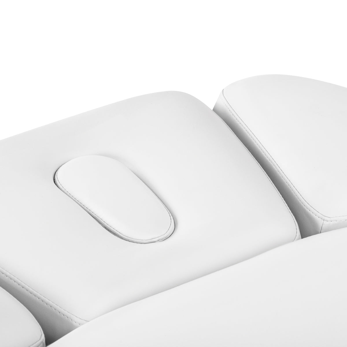 Sillon Relax · أبيض / بني فاتح · مسند الرأس وفتحة الوجه
