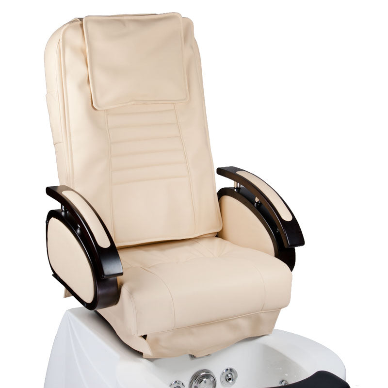 Fotel do pedicure z masażem BR-3820D Kremowy - BVShop