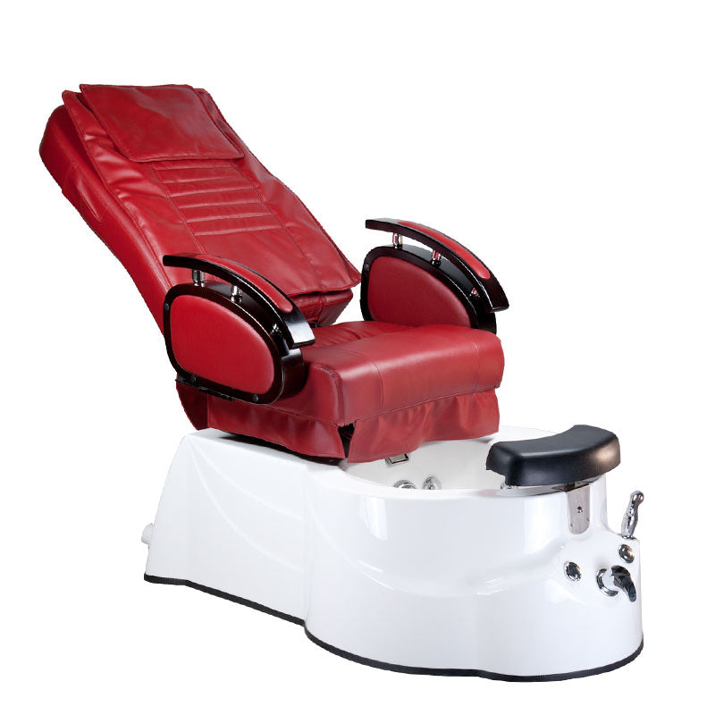 Pedicure chair with massage BR-3820D Burgundy - BVShop