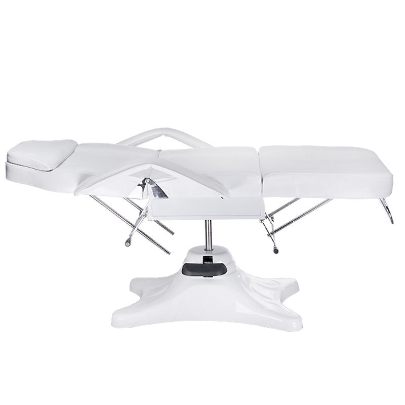 Fotel kosmetyczny hydrauliczny BD-8222 White - BVShop