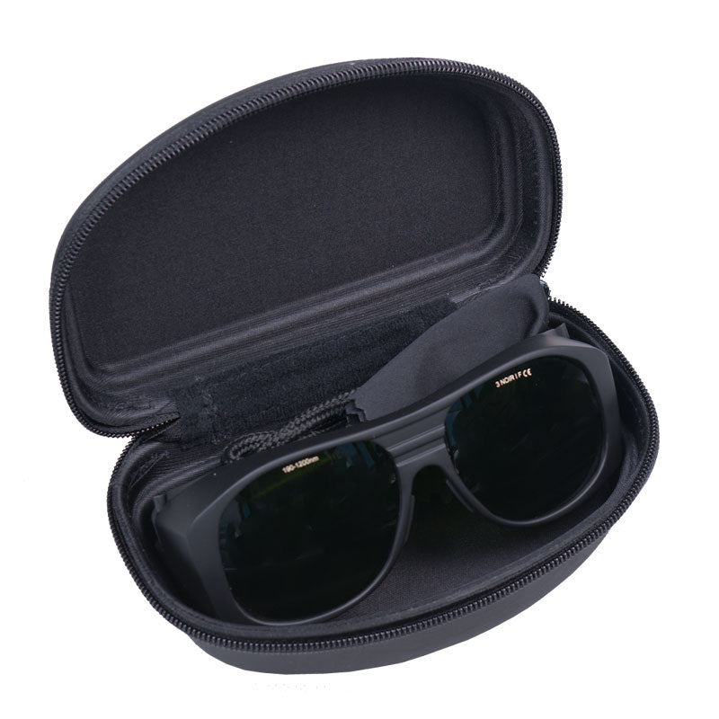 NoIR safety glasses IPL with 3PL filter showing clear protective lenses for laser and light therapy protection