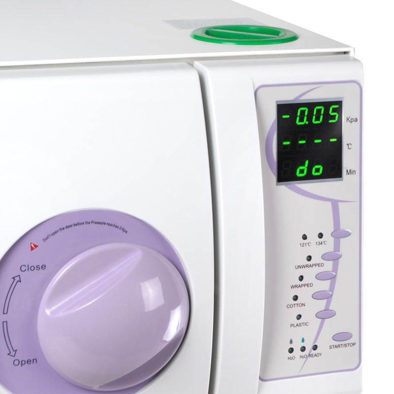 Autoclave Medical Class B 8L by Beauty System, compact sterilizer with digital controls for medical and dental sterilization.