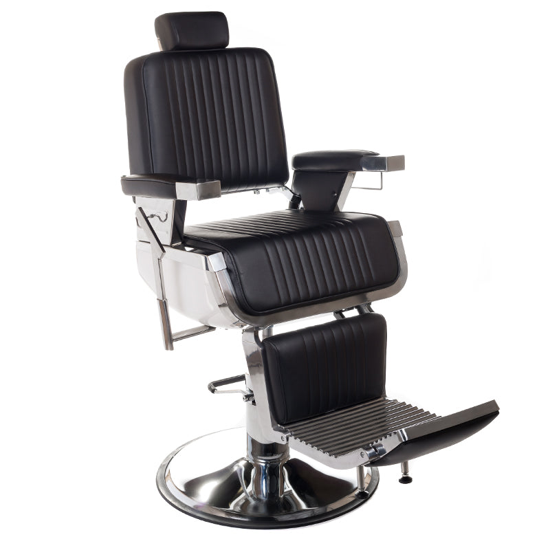 Fotel barberski LUMBER BH-31823 Black - BVShop