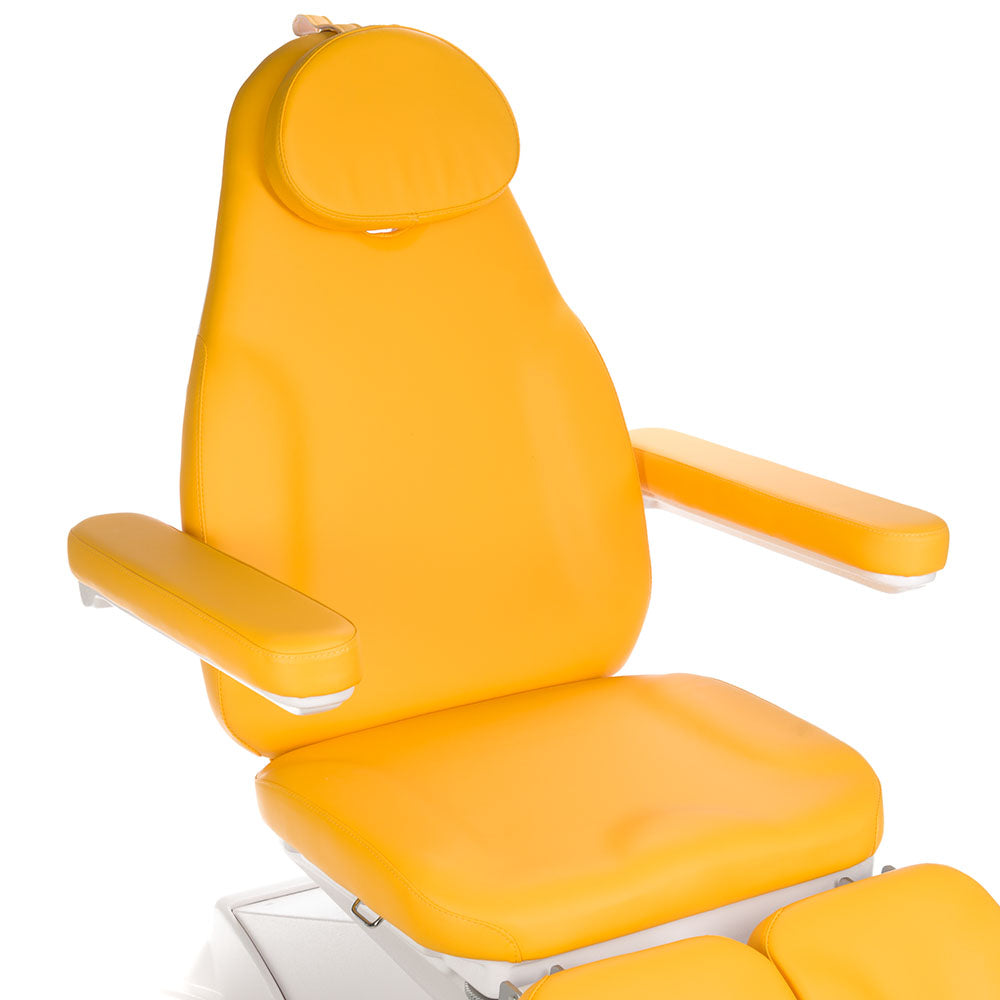 Electrical cosmetic chair Modena Pedi BD-8294 Honey by Beauty System, with adjustable features and cushioned upholstery for skincare treatments.