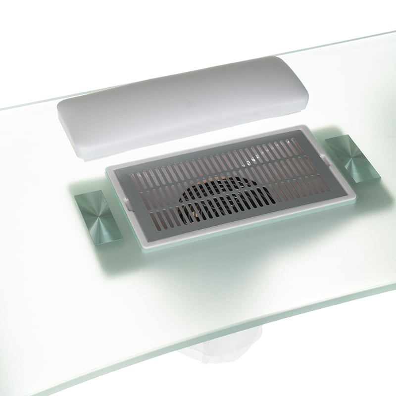 Stolik manicure z otworem montażowym BD-3425-1+O Bia - BVShop