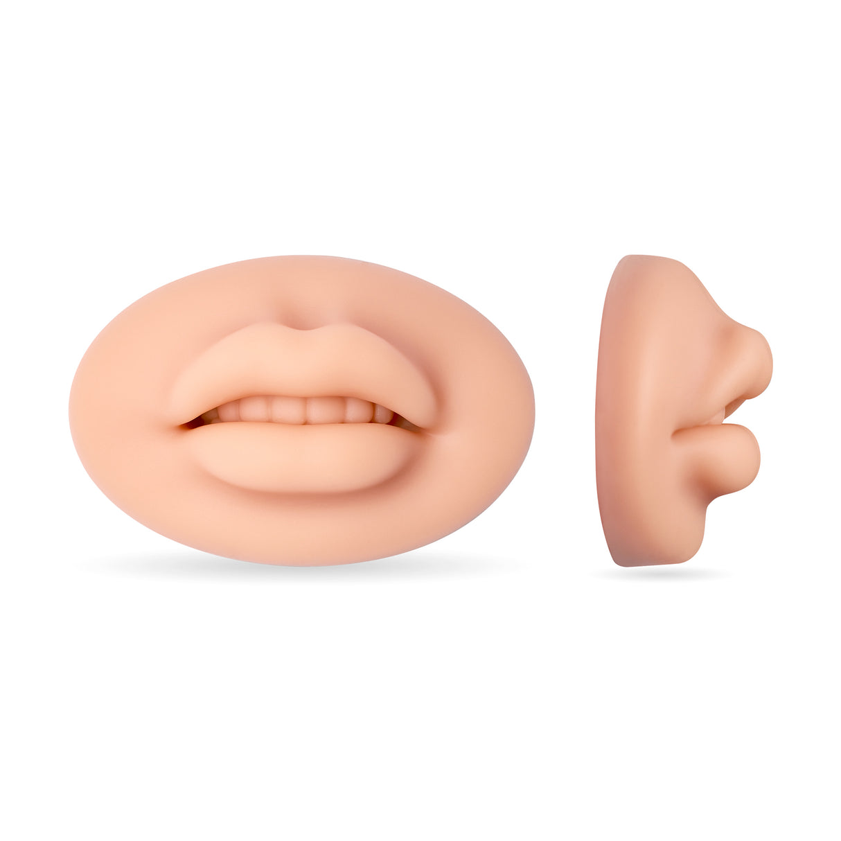 سويس كولور 3D ممارسة الشفاه سيليكون ناعم فاتح/داكن