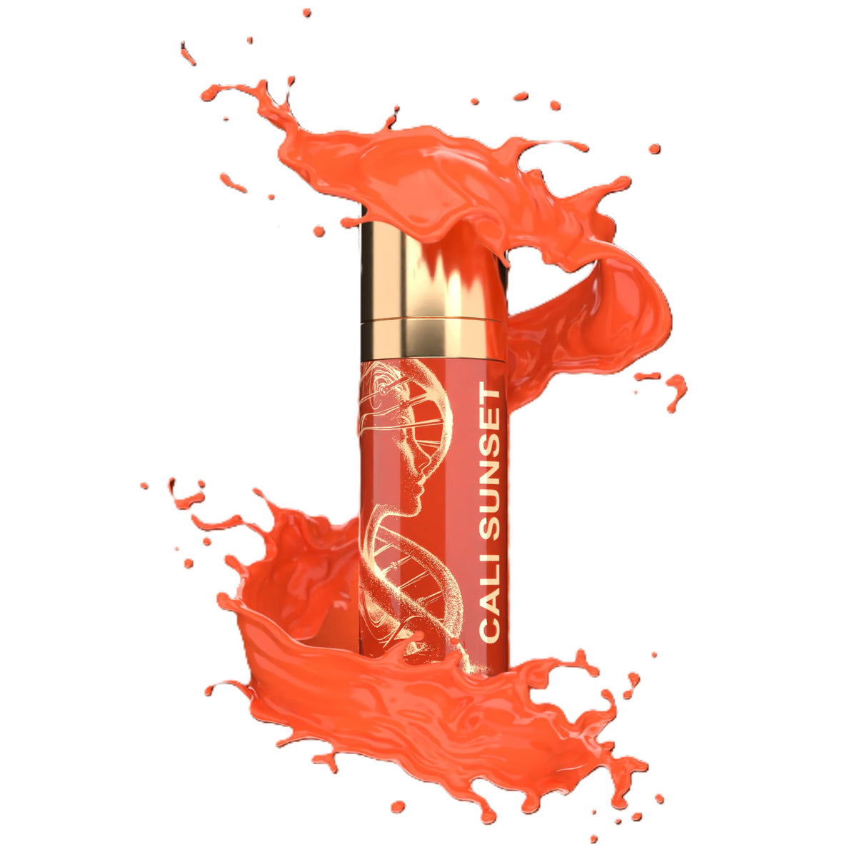 BROW DADDY × DNA Pigments مجموعة الذهب الشفاه كالي غروب الشمس