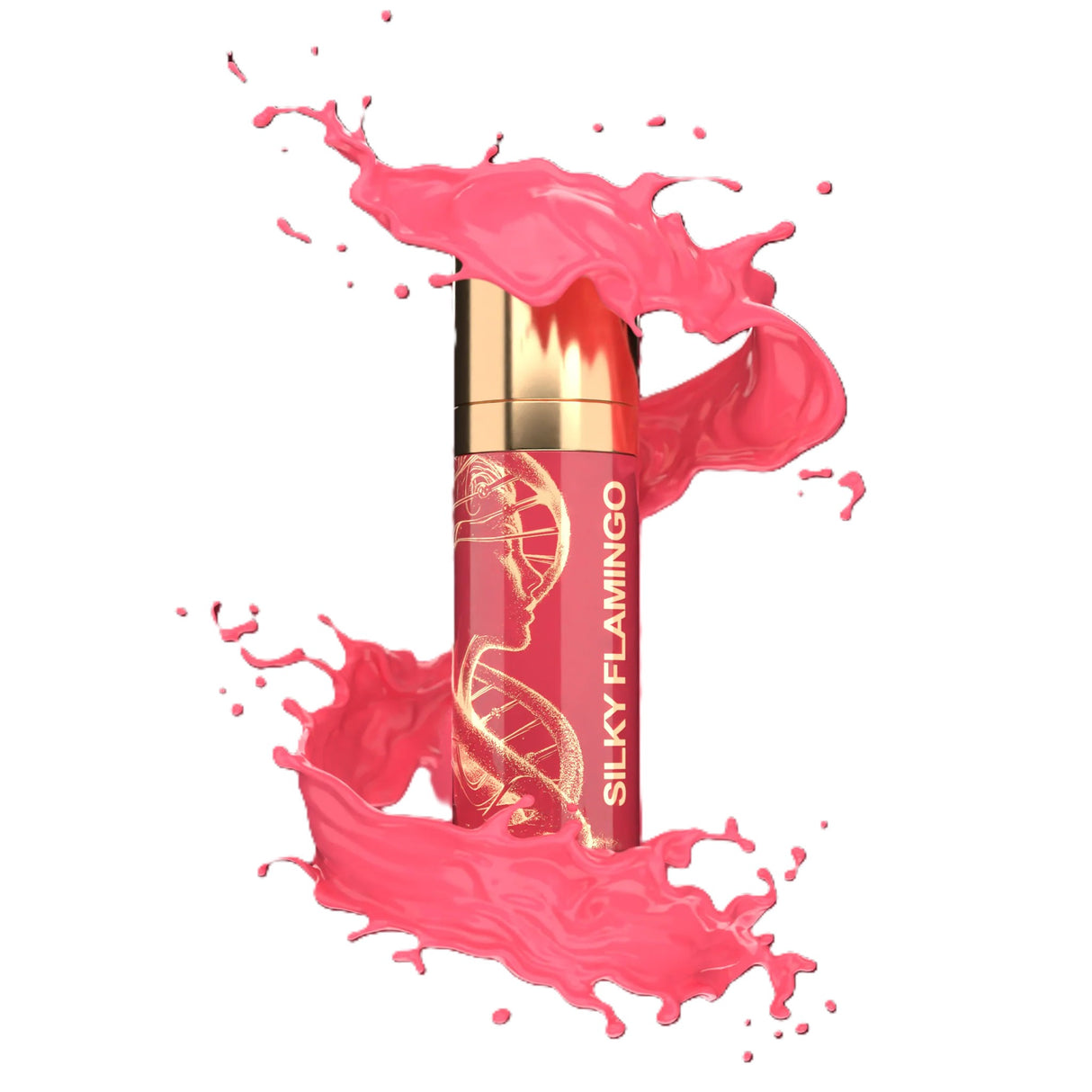 BROW DADDY × DNA Pigments مجموعة الذهب الشفاه حريرية فلامنغو