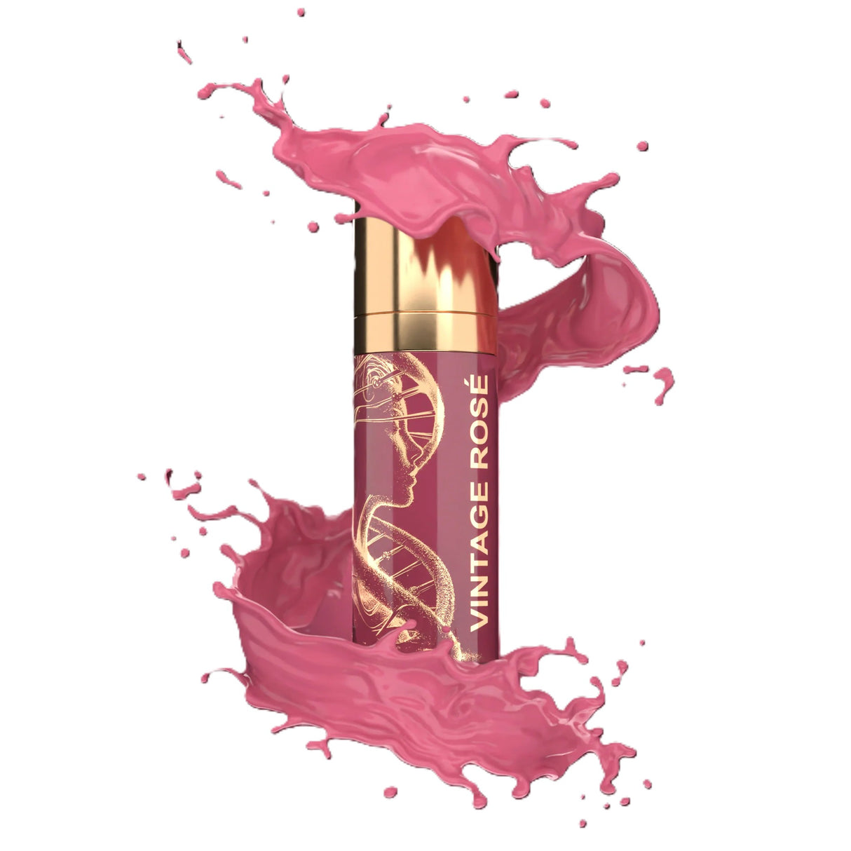 BROW DADDY × DNA Pigments مجموعة الذهب الشفاه روزي عتيق