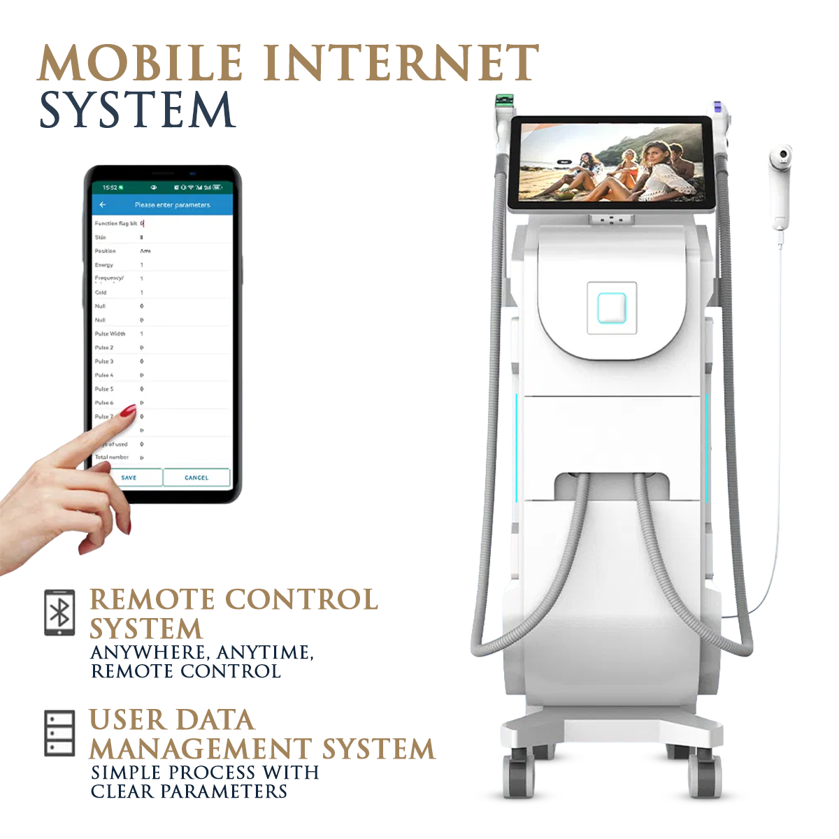 سكين مونارك كانتوم برو ليزر ديود وبيكوثانية