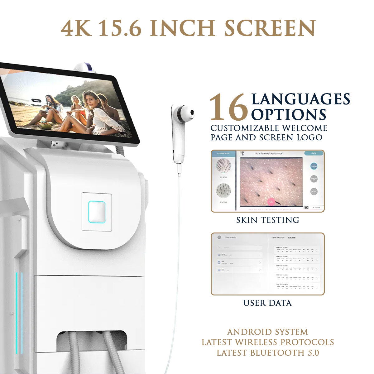 سكين مونارك كانتوم برو ليزر ديود وبيكوثانية