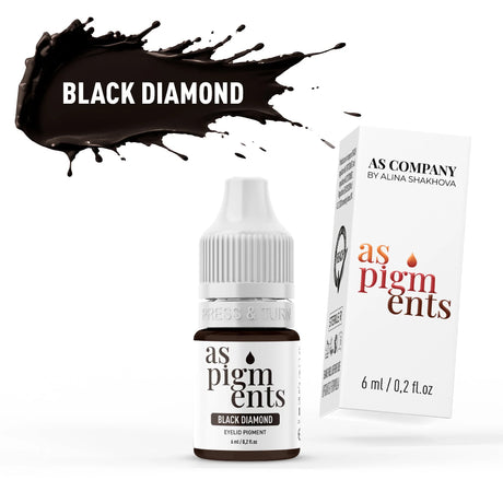 AS COMPANY Black Diamond (AS Pigments) 6/12ml - BVShop