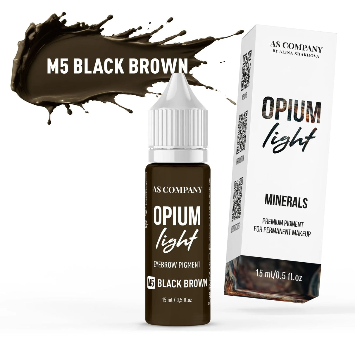 AS COMPANY M5-Black Brown Mineral (OPIUM LIGHT) 6/15ml - BVShop