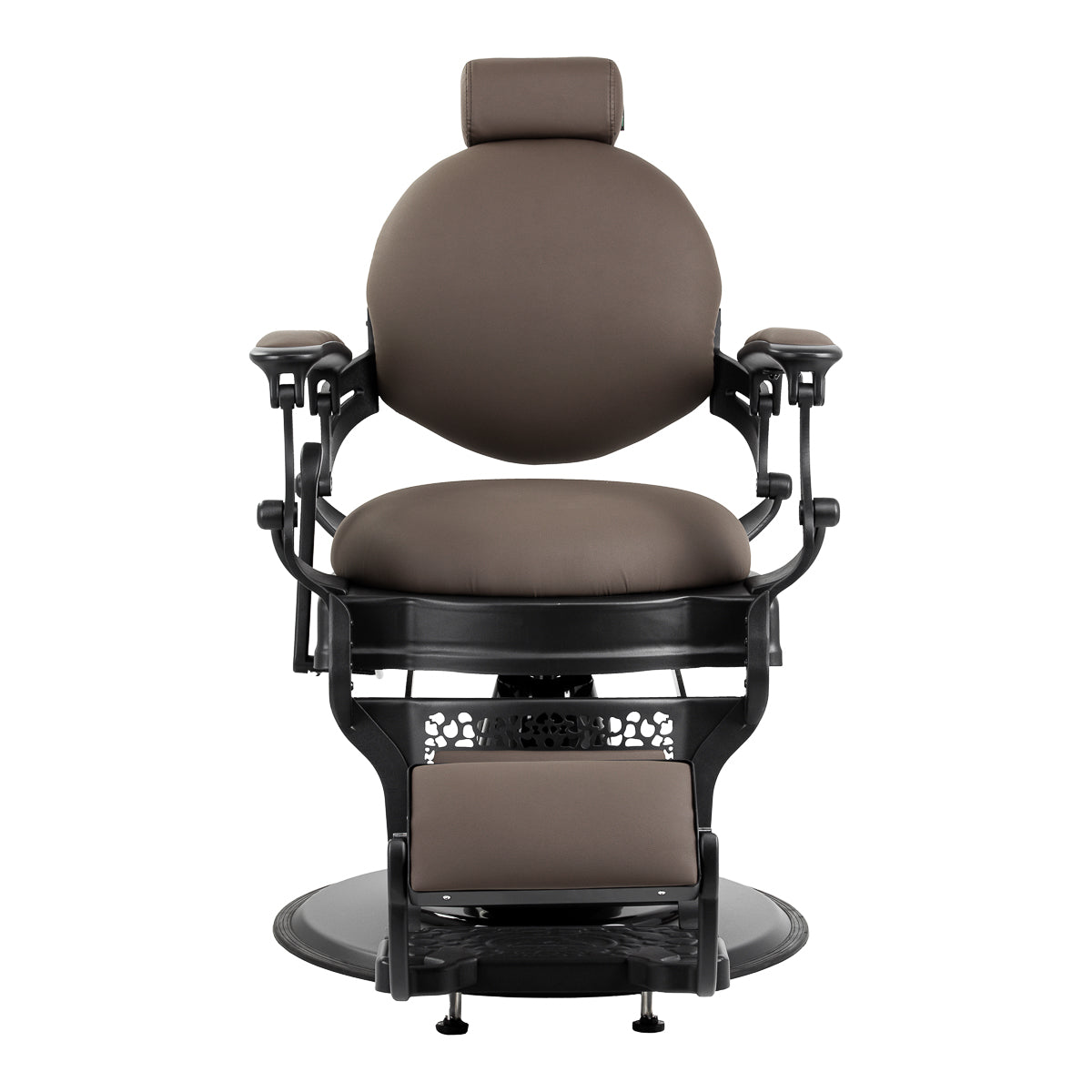 Barber chair Gabbiano Niccolo brown buttonless - BVShop