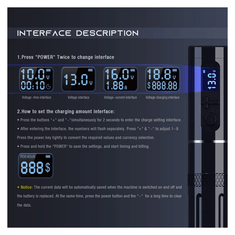 Biomaser K6022 Wireless Tattoo And PMU Machine - BVShop