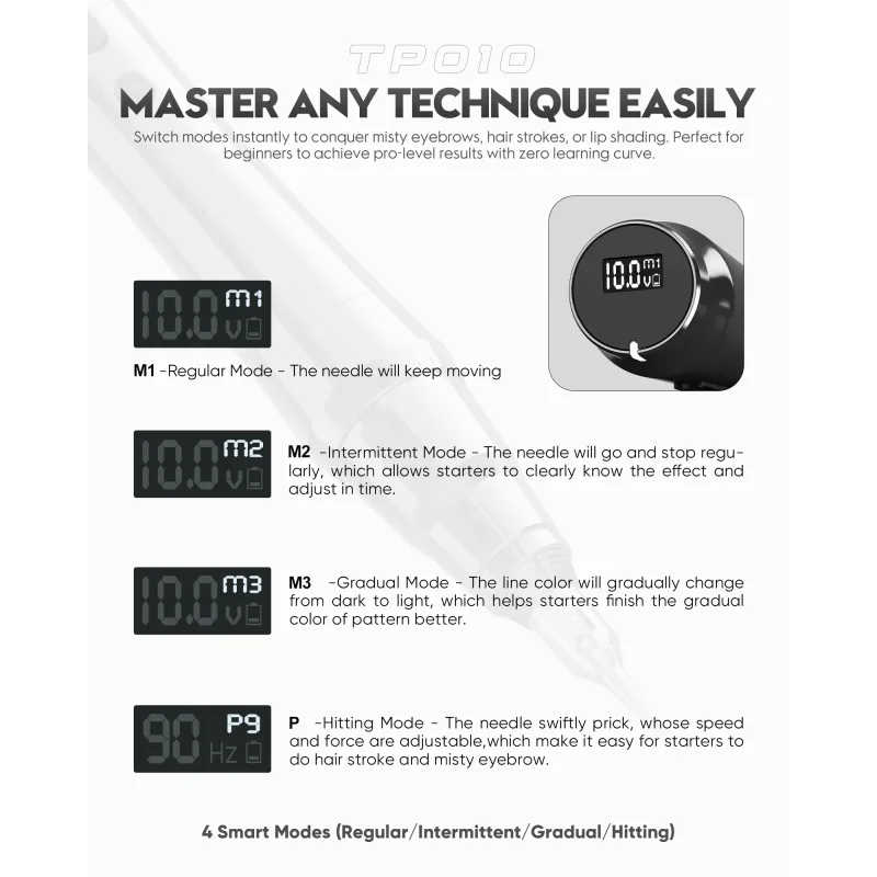 مجموعة machine pen لاسلكية Biomaser TP010
