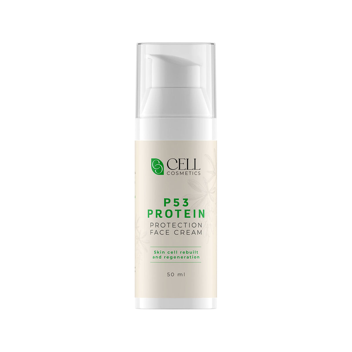 CELL COSMETICS Protection Face Cream – P53 Protein 50 ml - BVShop