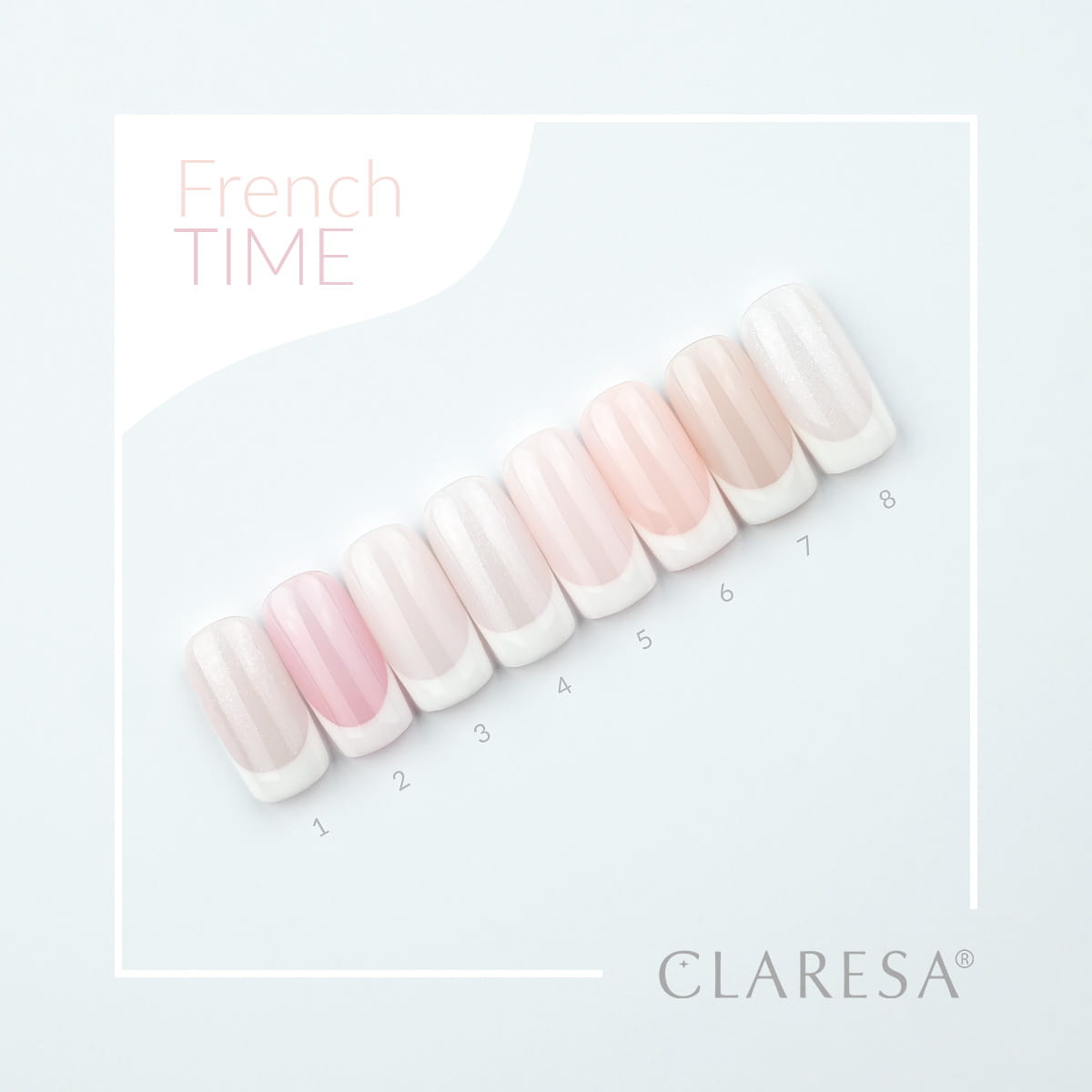 CLARESA French Time Hybrid Polish 3 -5g - BVShop