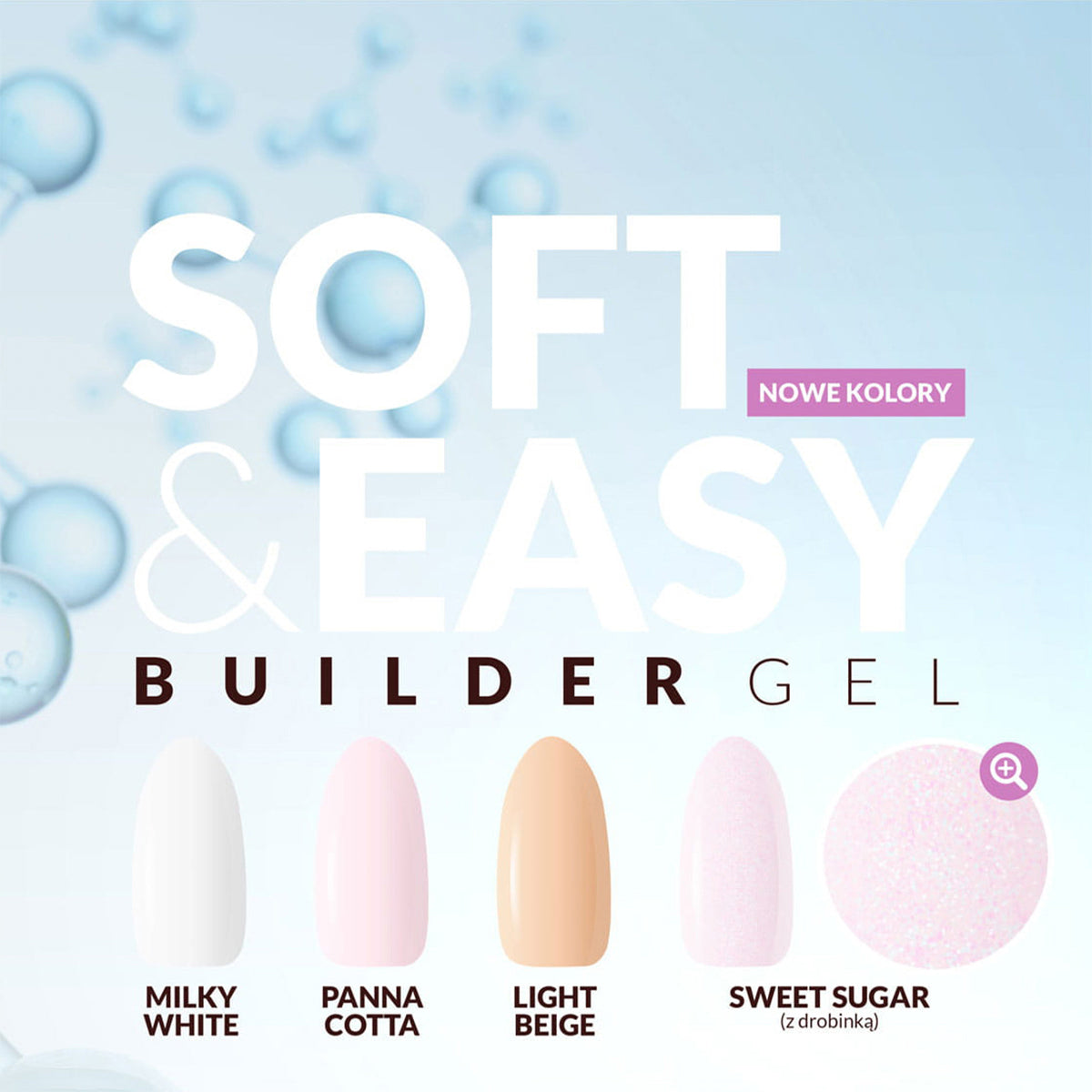 Claresa Soft&Easy gel builder panna cotta 90g - BVShop