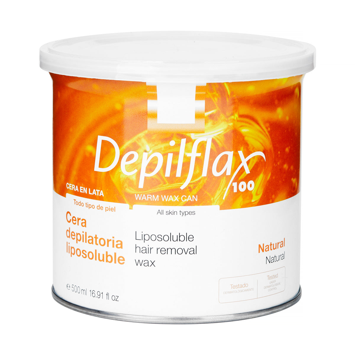 Depilflax depilatory wax can 500ml natural - BVShop