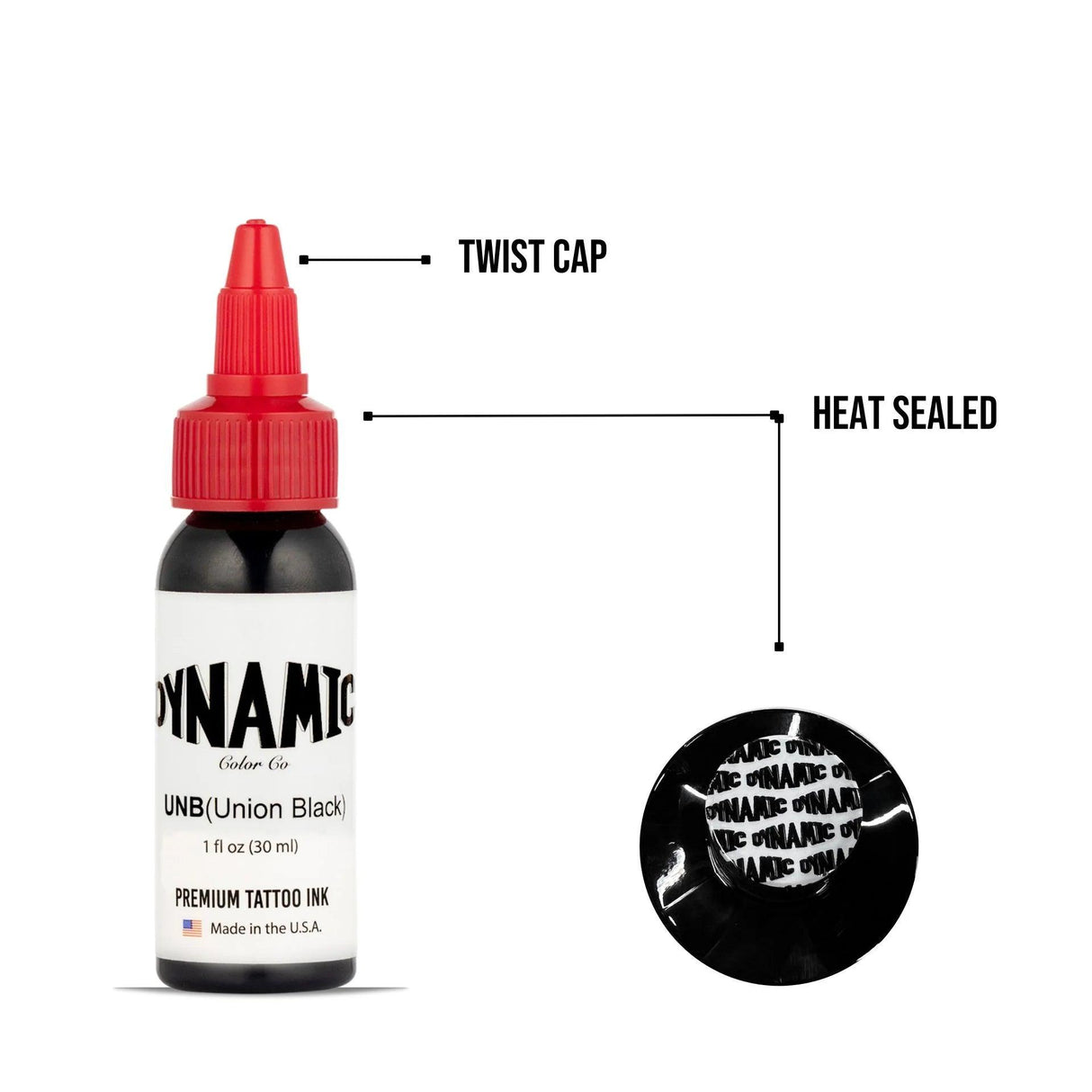Dynamic Ink Union Black 30/240ml - BVShop