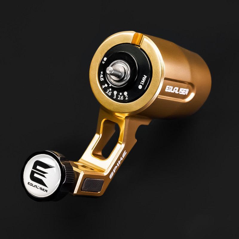 EQUALISER SPIKE Rotary Tattoo Machine With Adjustable Stroke Gold - BVShop