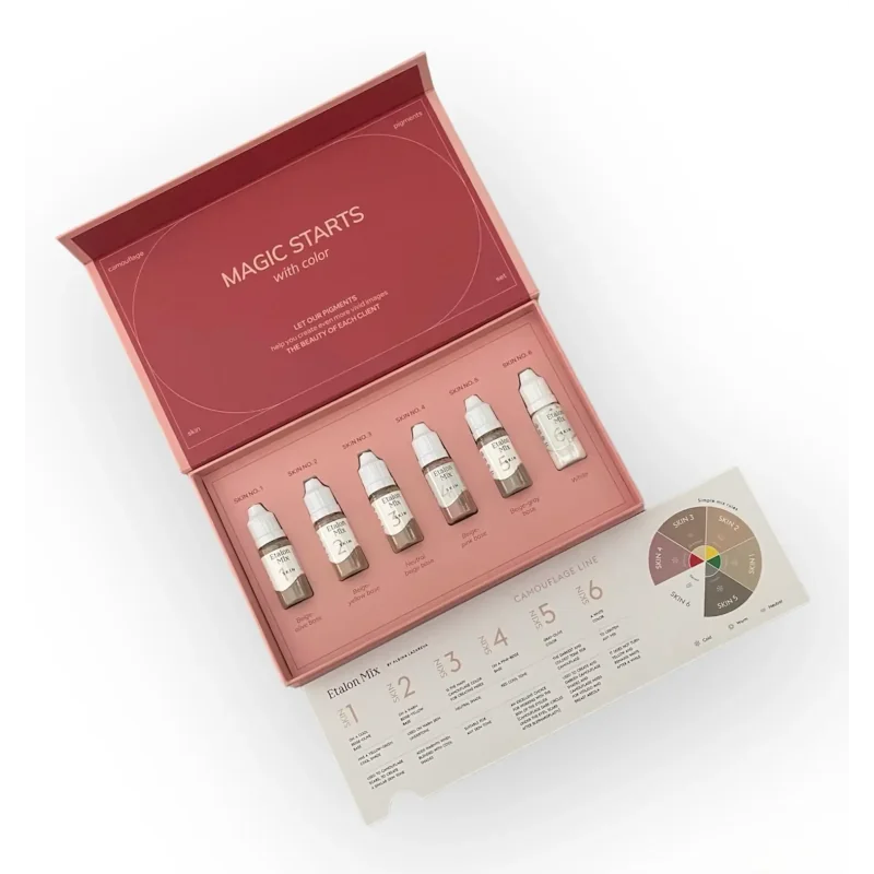 مجموعة صبغة جلد التمويه إيتالون ميكس 6×5 مل