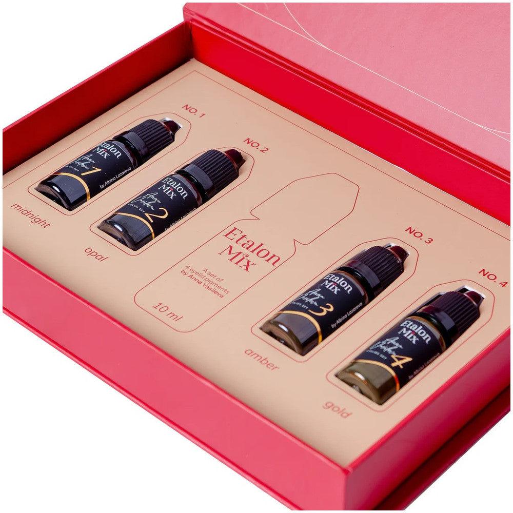 Etalon Mix Eyelids Pigment Set By Anna Vasileva 4x5ml - BVShop