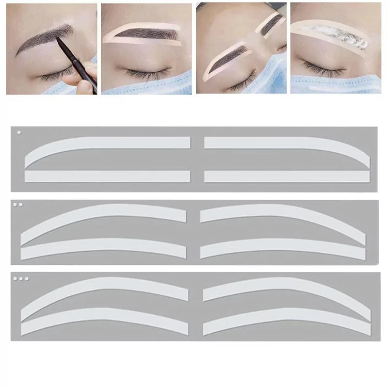 Eyebrow Template Stickers 6pcs - BVShop