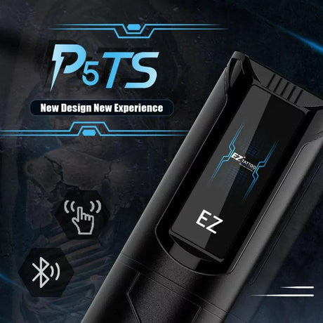 EZ Tattoo P5 Touchscreen Wireless Machine Pen Silver - BVShop