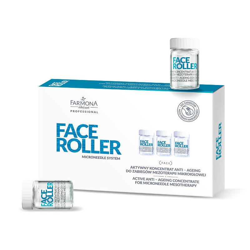 Farmona face roller active concentrate anti-aging for microneedle mesotherapy treatments 5x5ml - BVShop