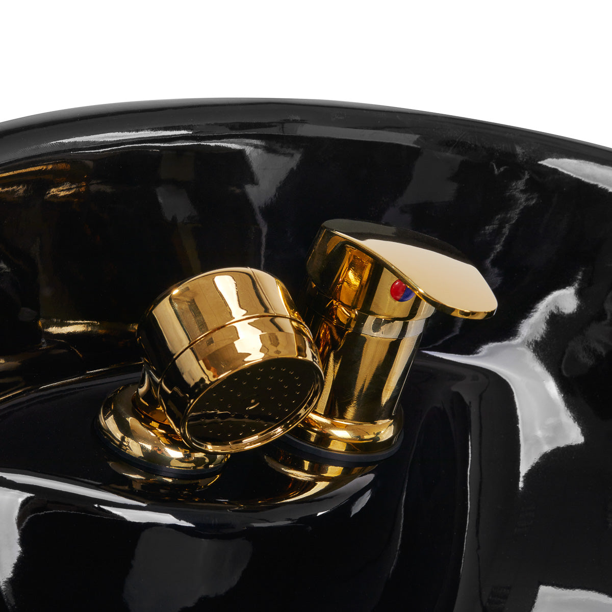 Gabbiano barber wash unit Marcus gold black - BVShop