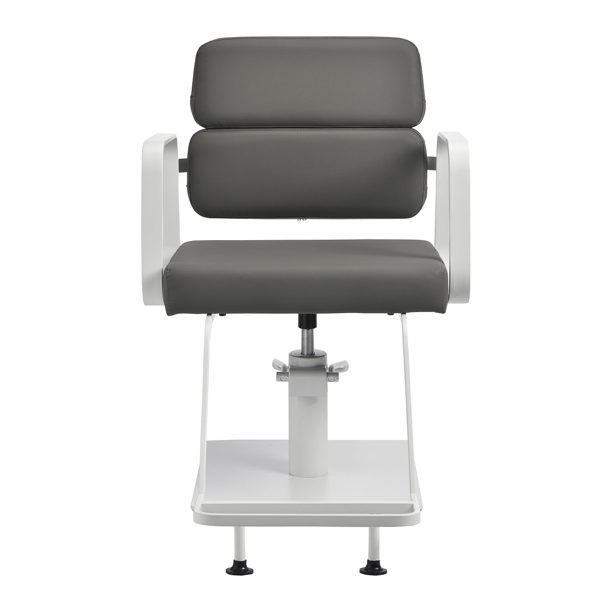 Gabbiano hairdressing chair Porto white gray - BVShop