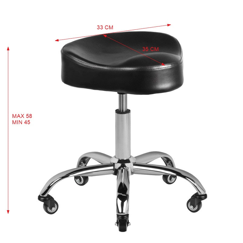 Gabbiano stool a450 black - BVShop