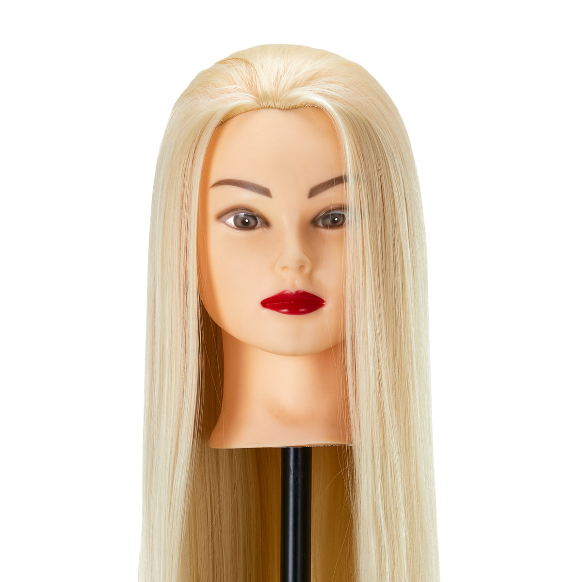 Gabbiano WZ2 hairdressing training head, synthetic hair, color 613#, length 24" - BVShop
