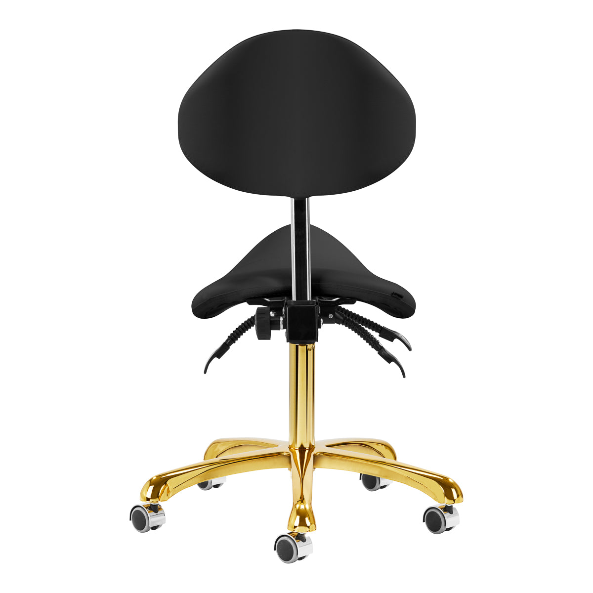Giovanni cosmetic stool 1004 gold black - BVShop