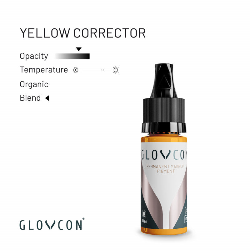 GLOVCON Yellow Corrector PMU pigment for color balancing