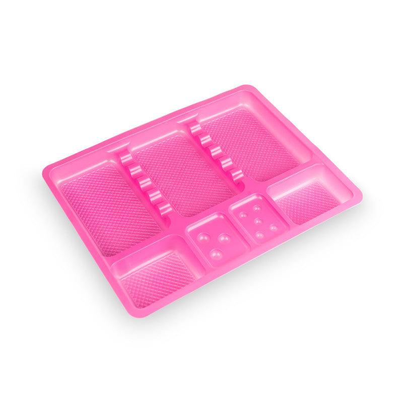 Kwadron Disposable Plastic Instrument Tray Black and Pink 100pcs - BVShop