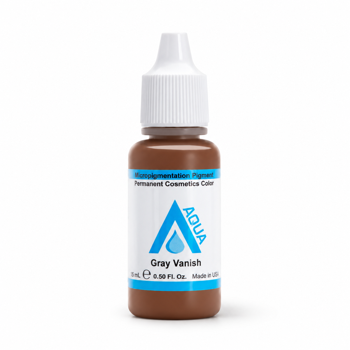 Li Pigments Aqua Gray Vanish Pigment 15ml — bottle on white with soft shadow