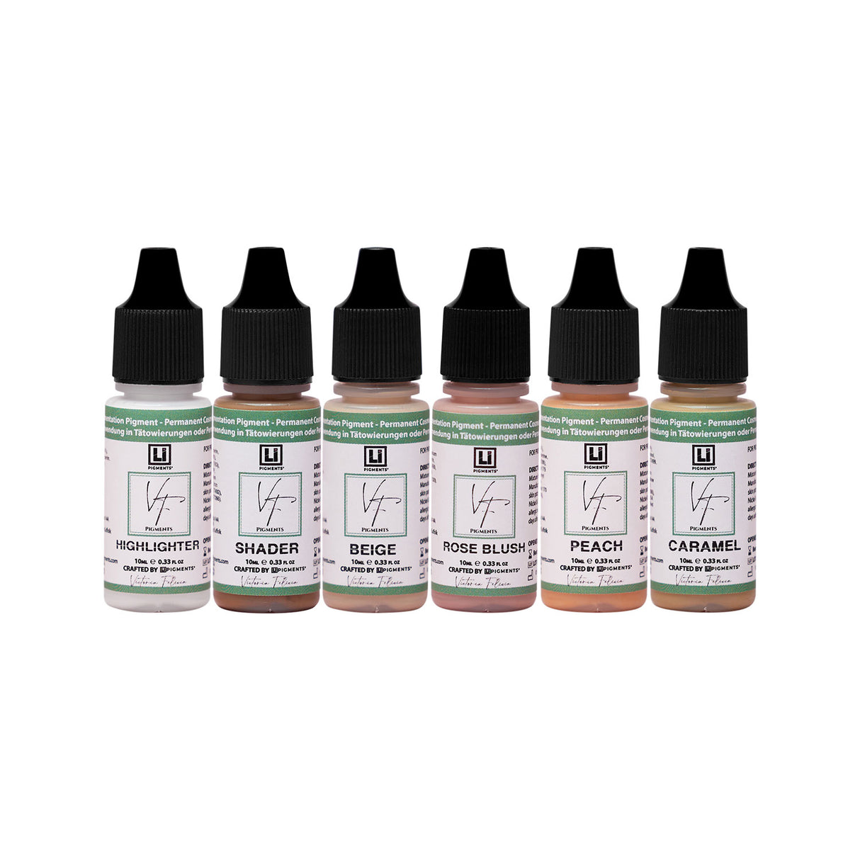 Li Pigments x Victoria Felicia 3D Areola Pigment Set 6x10ml - BVShop