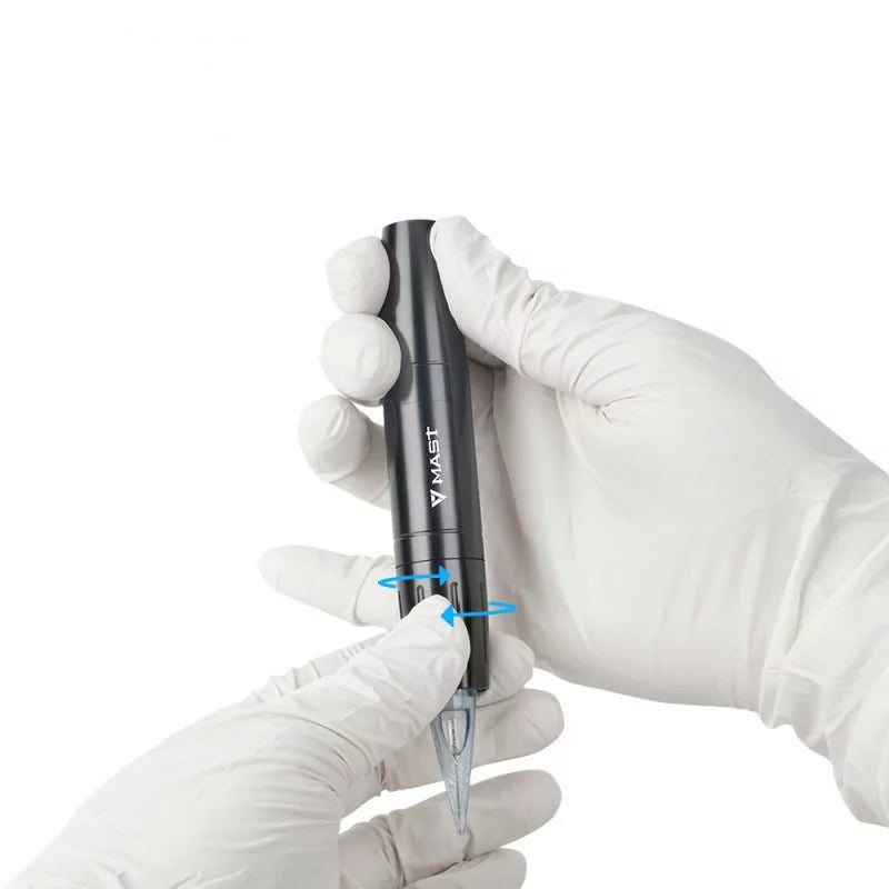 Mast Magi Pen Rotary PMU And Tattoo Machine Red - BVShop