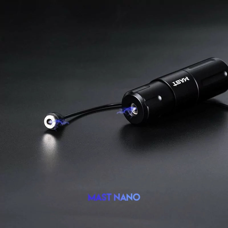 Mast Nano tattoo pen with magnetic clip cord