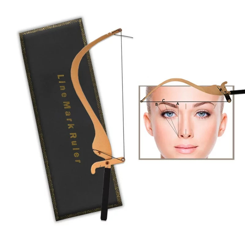 Microblading Line Mark Ruler gold/silver - BVShop