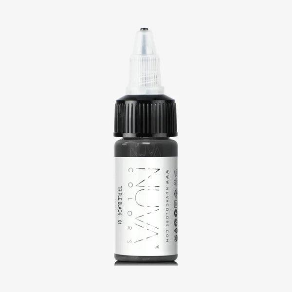 Nuva Colors Eyeliner Pigments 01 TRIPLE BLACK 15ml - BVShop