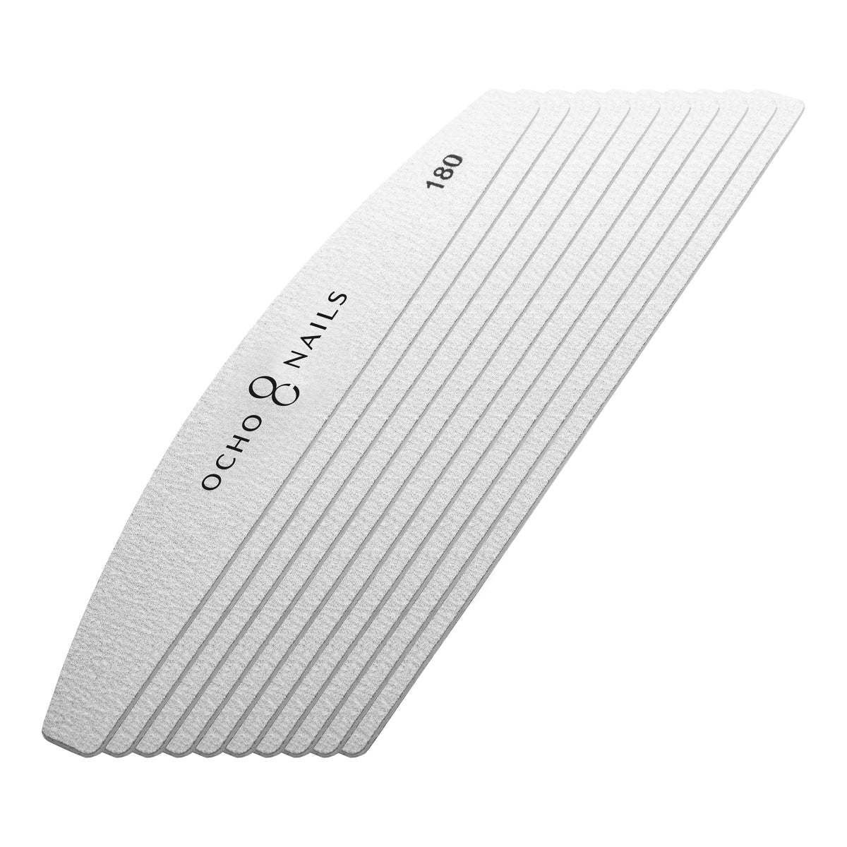 Ocho Nails replacement papers for half-moon metal file. 180 10 pcs. - BVShop