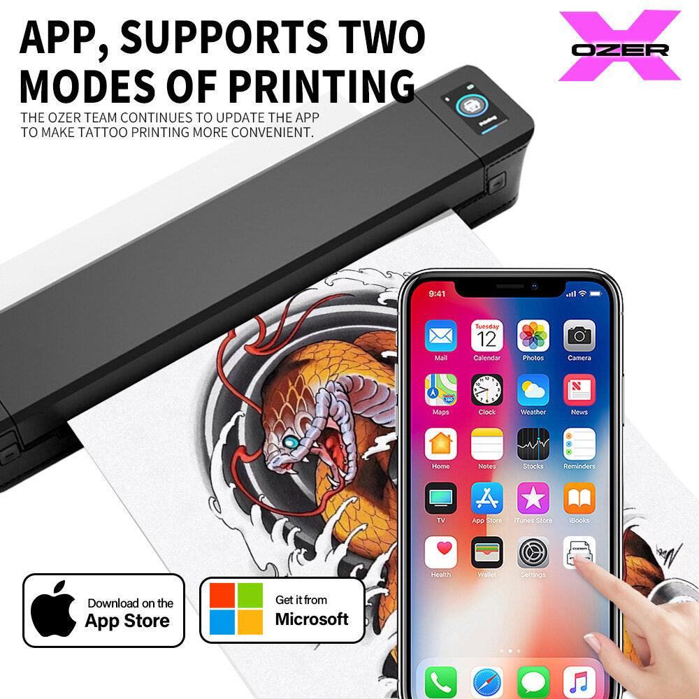 OZER X Wireless Thermal Stencil Printer - BVShop