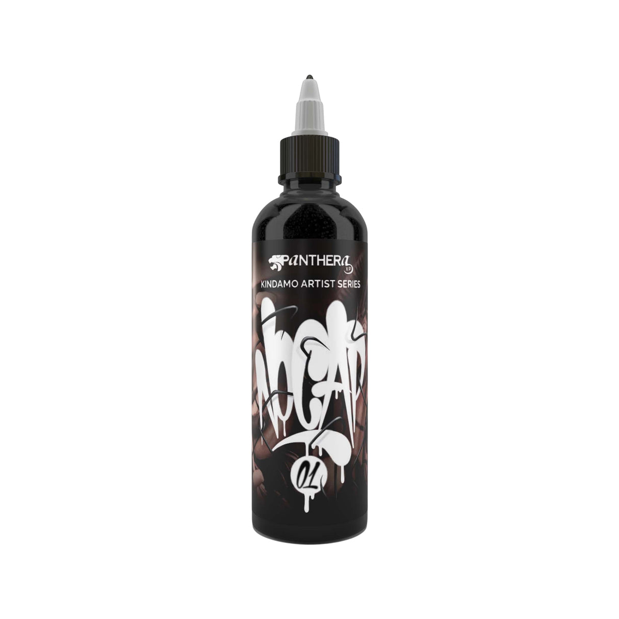 Panthera X Kindamo No Cap 01 black tattoo ink 150ml bottle